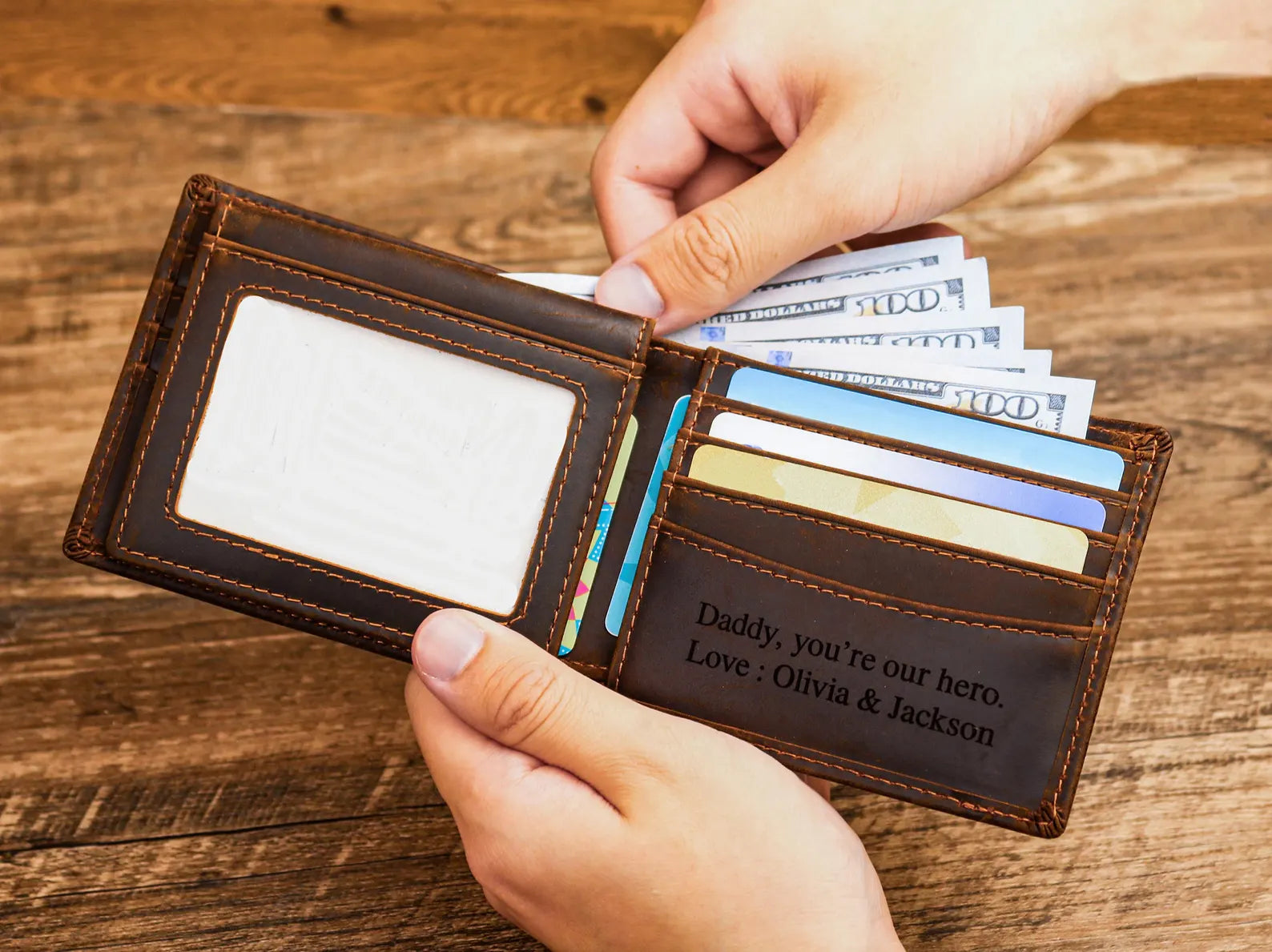 Leather wallet